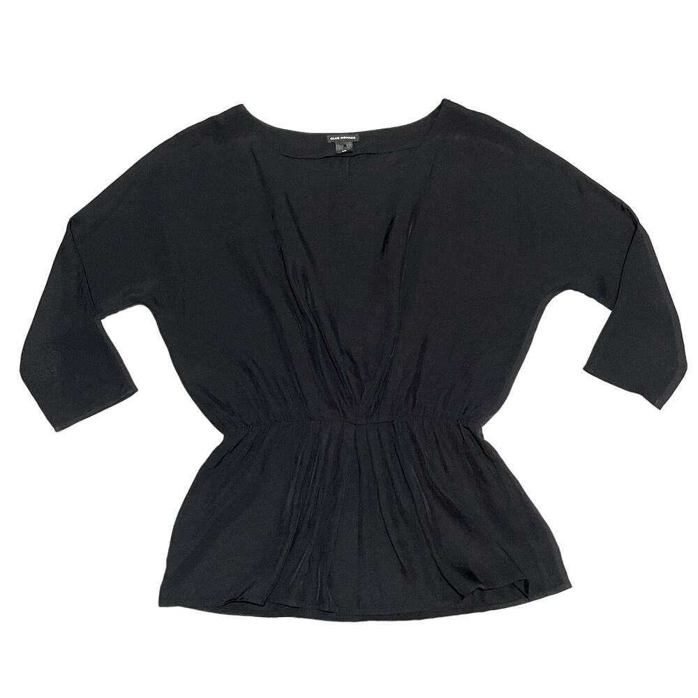 Club Monaco Dolman Sleeve Peplum Top Size Small